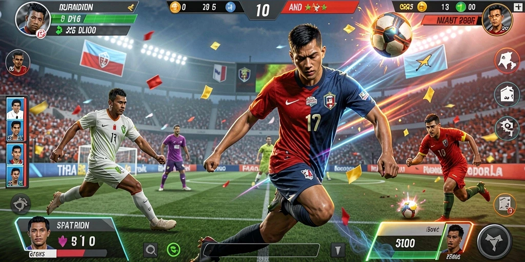 Screenshot menampilkan antarmuka permainan yang menarik dan intuitif.