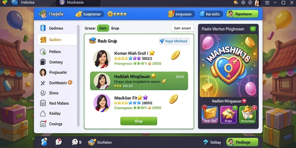 Tampilan utama game BUAYA138 yang menarik.