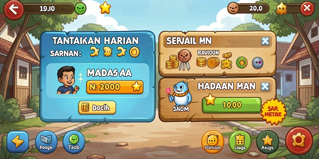 Tampilan antarmuka yang menarik dan intuitif.