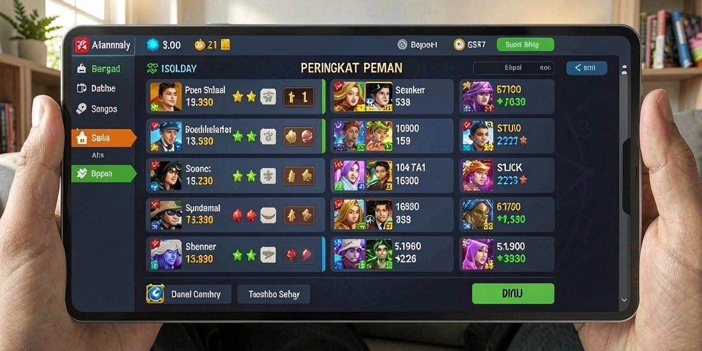 Tampilan antarmuka yang modern dan responsif.