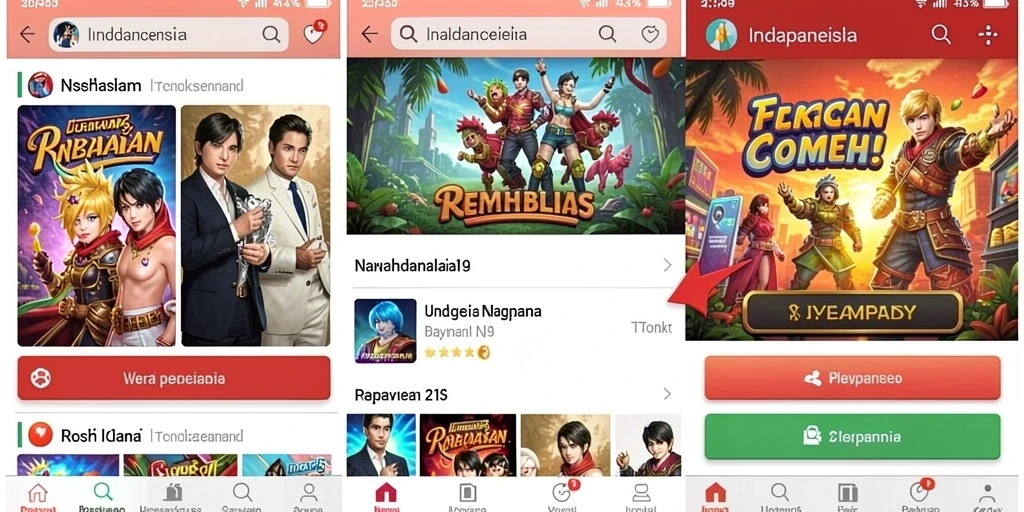 Tampilan antarmuka yang intuitif dan menarik.