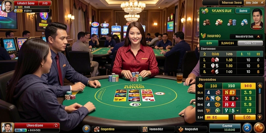 Tampilan grafis yang mengesankan dalam permainan.