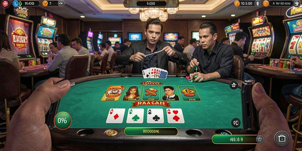 Tampilan utama QQ222 yang menarik dan ramah pengguna.