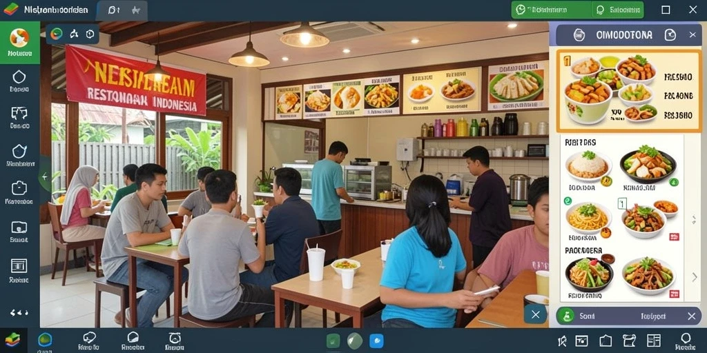 Tampilan antarmuka aplikasi yang menarik dan user-friendly.