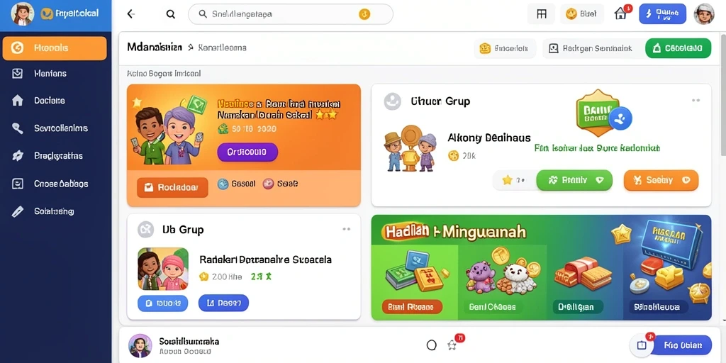 Tampilan antarmuka yang user-friendly dan menarik.