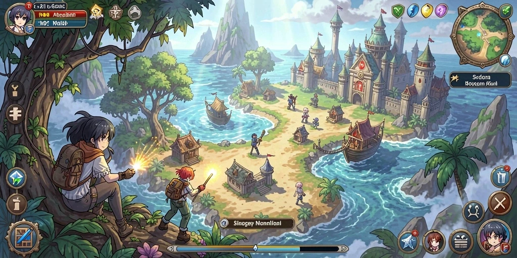 Tangkapan layar gameplay yang epik dan menegangkan.