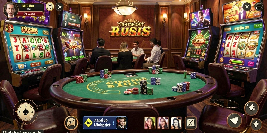 Tangkapan layar menampilkan level yang penuh warna dan menantang.