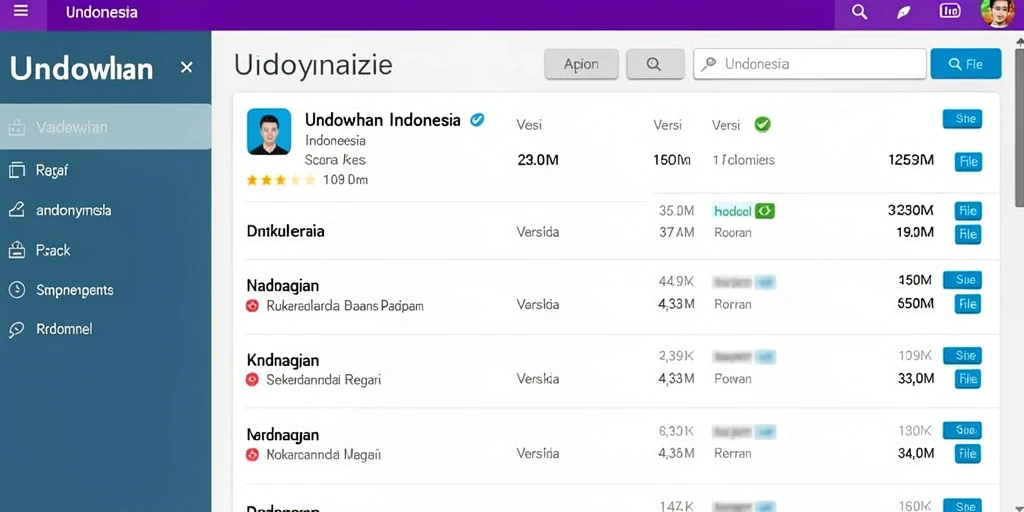 Tampilan antarmuka yang intuitif dan mudah dinavigasi.