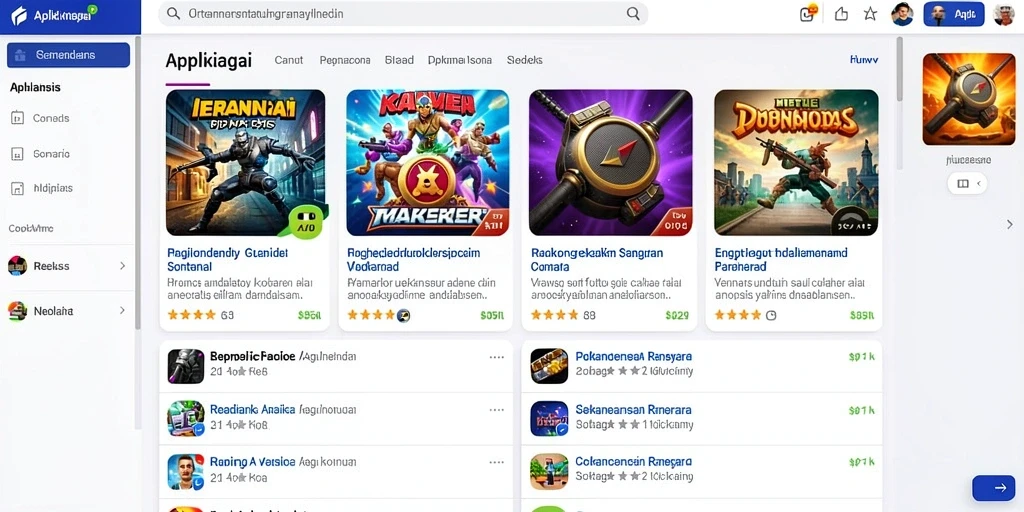 Tampilan antarmuka yang menarik dan user-friendly.